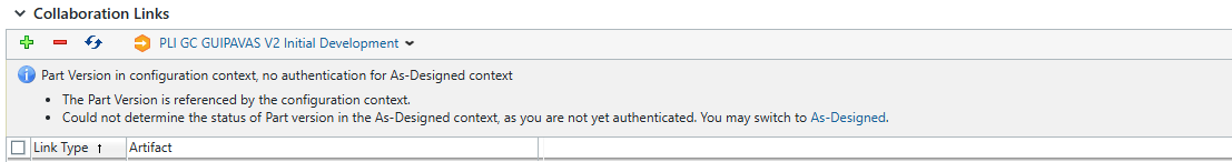 GC message on parts